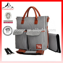 Baby Wickeltasche - Baumwolle Messenger Organizer Tote mit Wickelauflage, verstellbare Schultergurte-HCDP0039